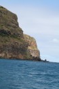 The cliffs above our overnight anchorage outside Porto do Velos