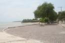 Beach at Itaparica - very busy at weekends. Loads of food and drink vendors and people wanting to wash your caretc.
