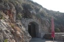 Exit from Dirou Caves, Southern Peleponnese at sea level.