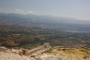 View from Mystras. City of Sparta in the dustance.