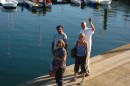 Tricia, Judy, Ramon (from the Marina) and Chris who is heading for the Caribbean