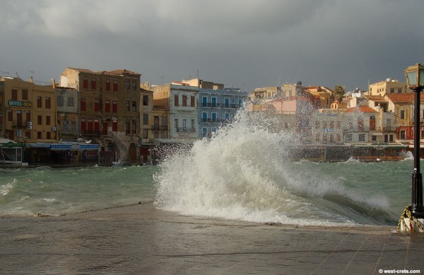 Reason to get out of Chania before northerly winds set in.