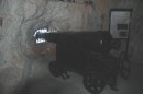 Siege gun in tunnel