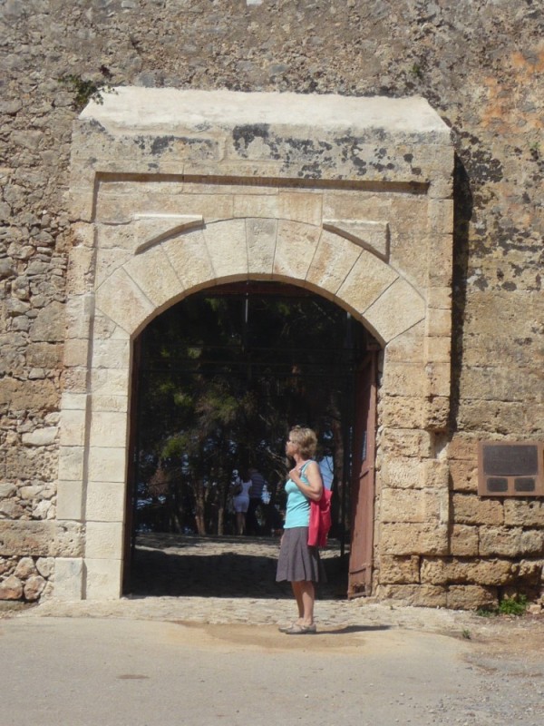 Entrance to Venetian fort at Pylos, Navarino Bay