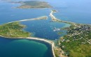 Cuttyhunk Island from the air