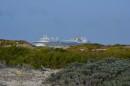 Cruise ship - we saw them pull in and out nearly every day