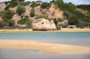This is the sand bar that shows up just beside the boat a low tide, a little nerve wracking!!!