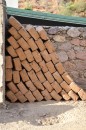 The adobe bricks which you can see the locals making everywhere