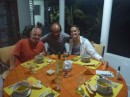 Dinner at the Sierra Llonora Lodge new the caribbean side of Panama