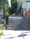 The sidewalks of La Paz - lots of ups and downs and many stairs