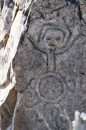 A happy dancer petroglyph