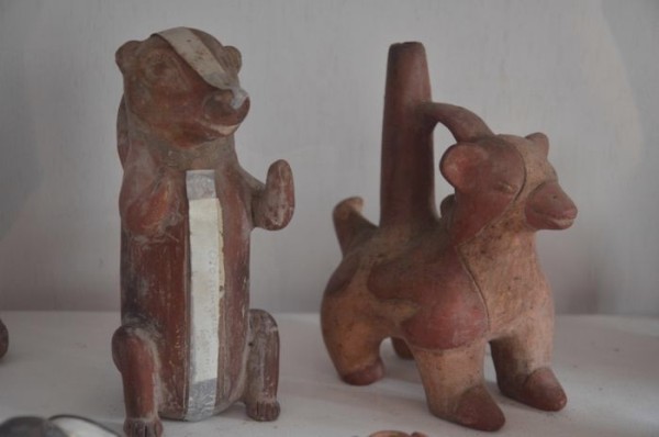 Figurines in the museum