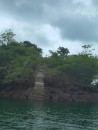 These were steps up a small island where there was a cross at the top.
