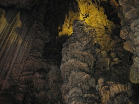 St Michaels cave.  Very cool 