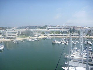 View of the Lagos marina