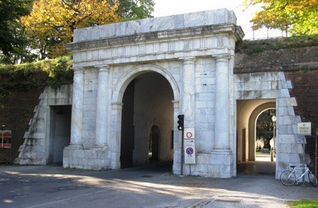 One of the entrances into Lucca
