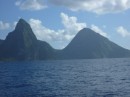 The are the Pitons!