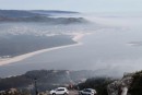 Fog rolling in at the top of Celtic Village at La Guardia.  View is looking south to Portugal.