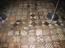 The original tile floor design at Christ Church Cathedral