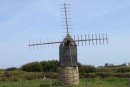 The only remaining traditional windmill on Ile D