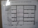 Plan that describes the layout of a lantern house in Morlaix