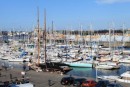 The inner marina at St. Malo by the old city ways