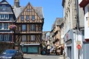 One of the old streets in Morlaix