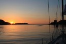 Sunset in New Grimsby Sound on Friday June 3rd--around 2130.  Cromwell