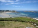looking toward Doom Bar and the entrance to the Camel River and Padstow--low tide