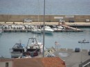 Canty at dock in Crotone taken from the fortress