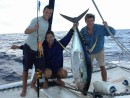the biggest fish we caught on Prrrfection. Caught in the South Atlantic en route to St Helena-Brazil