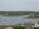 Overlooking the moorings at Hugh Town, St Mary