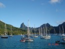 Moorea nach der Tahiti- Moorea Regatta; voll!