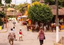 Main Street: Busy, and not even gringo tourist season