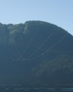 High tension wires across Jervis Inlet