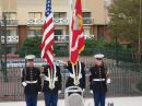 Color Guard at Memorial Service