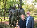 Bob and I at the Vietnam Memorial