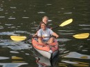 Ned and Carol kayaking