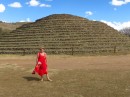 Karyn at archaeological site