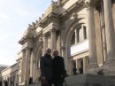 Bob and I in front of the Metropolitan Museum of Art.  We went several times.