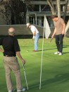Matthew, Jeff and Bob play a round of golf