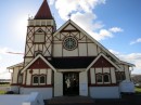 In the Maori Village of Whakarewarewa, Faith Anglican Church.  Sunday services are in Maori