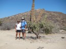 Off on our six mile hike in 104 degrees.  Are we crazy?