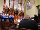 An organ concert at St. Scots Church