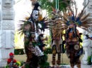 Aztec dancers at the opening of the Banderas Bay Regatta