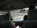 Our Monserrat taxi driver drives right over the site of the mudslides. The following day there was so much rainfall that there was another slide at this same location!