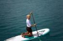 Alyce on her SUP