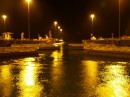 Night at Gatun Lock