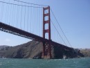 Sailing under the Golden Gate bridge!
