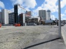 Empty lot after building demolition, Christchurch